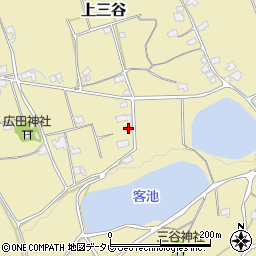 愛媛県伊予市上三谷甲-3606周辺の地図
