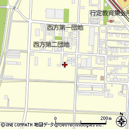 福岡県直方市下新入443-1周辺の地図