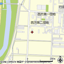 福岡県直方市下新入448-1周辺の地図