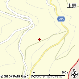 和歌山県田辺市上野361周辺の地図