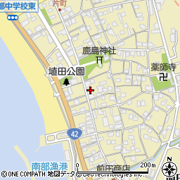 和歌山県日高郡みなべ町埴田155周辺の地図