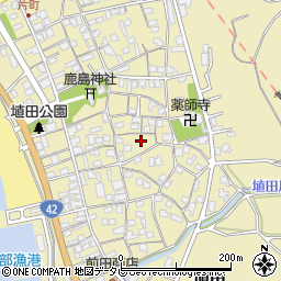和歌山県日高郡みなべ町埴田124周辺の地図