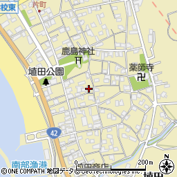 和歌山県日高郡みなべ町埴田147周辺の地図