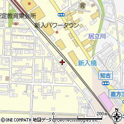 福岡県直方市下新入398-27周辺の地図