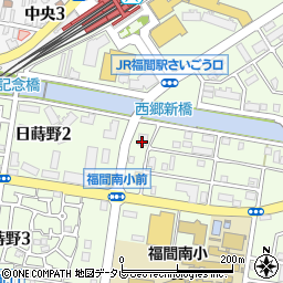 タイムズカー福間駅前店周辺の地図