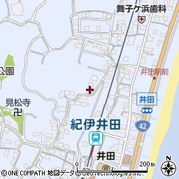 三重県南牟婁郡紀宝町井田1403-1周辺の地図