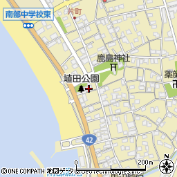 和歌山県日高郡みなべ町埴田1741周辺の地図