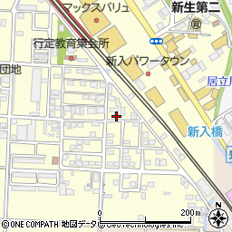 福岡県直方市下新入388-3周辺の地図