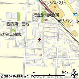 福岡県直方市下新入422-13周辺の地図