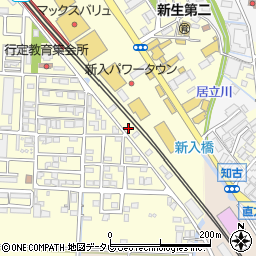 福岡県直方市下新入398-16周辺の地図