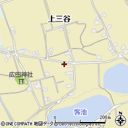 愛媛県伊予市上三谷甲-3599周辺の地図