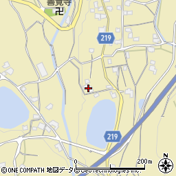 愛媛県伊予市上三谷甲-3859周辺の地図