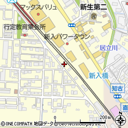 福岡県直方市下新入398周辺の地図