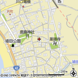 和歌山県日高郡みなべ町埴田127周辺の地図