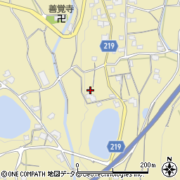 愛媛県伊予市上三谷甲-3882周辺の地図