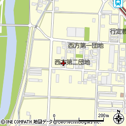 福岡県直方市下新入454-40周辺の地図