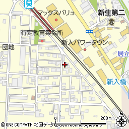福岡県直方市下新入388-5周辺の地図