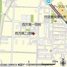 福岡県直方市下新入458周辺の地図