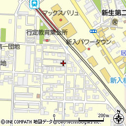 福岡県直方市下新入432-2周辺の地図