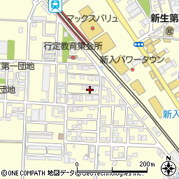 福岡県直方市下新入431-2周辺の地図