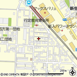 福岡県直方市下新入429周辺の地図