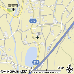 愛媛県伊予市上三谷甲-3872周辺の地図