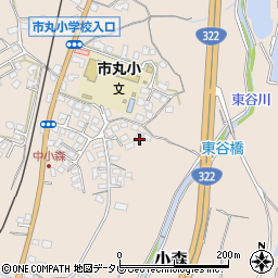 福岡県北九州市小倉南区小森330-2周辺の地図
