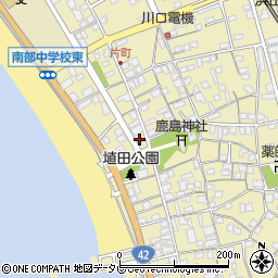 和歌山県日高郡みなべ町埴田1743周辺の地図