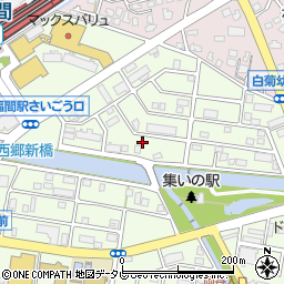 福岡県福津市日蒔野1丁目10周辺の地図