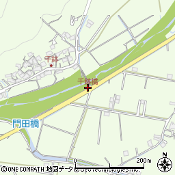 千鉢橋周辺の地図