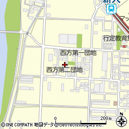 福岡県直方市下新入454-27周辺の地図