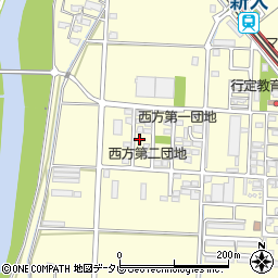 福岡県直方市下新入454-35周辺の地図