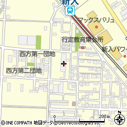 福岡県直方市下新入474-1周辺の地図