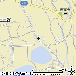 愛媛県伊予市上三谷甲-2650周辺の地図