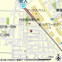 福岡県直方市下新入417-3周辺の地図