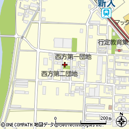 福岡県直方市下新入454-21周辺の地図