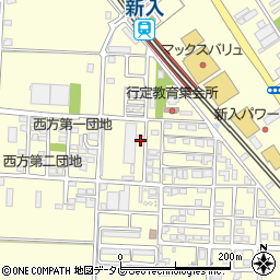 福岡県直方市下新入419-10周辺の地図