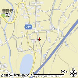 愛媛県伊予市上三谷甲-3921周辺の地図