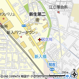 福岡県直方市下新入552-2周辺の地図