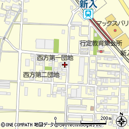 福岡県直方市下新入459-6周辺の地図