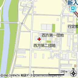 福岡県直方市下新入454-43周辺の地図