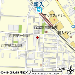 福岡県直方市下新入419-13周辺の地図