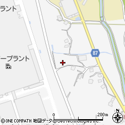 福岡県宮若市四郎丸周辺の地図