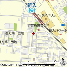 福岡県直方市下新入419-4周辺の地図