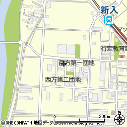 福岡県直方市下新入454-30周辺の地図
