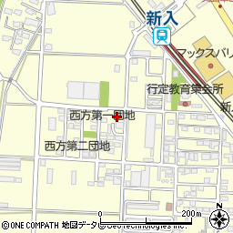 福岡県直方市下新入459-5周辺の地図