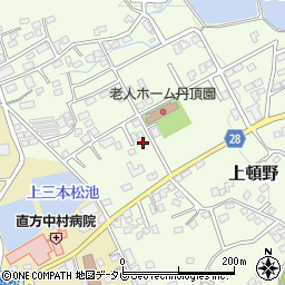 福岡県直方市上頓野2111-1周辺の地図