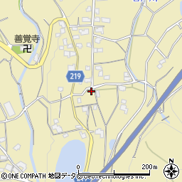 愛媛県伊予市上三谷3899周辺の地図