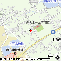 福岡県直方市上頓野2110-1周辺の地図