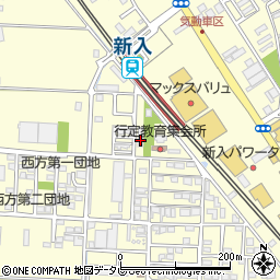 福岡県直方市下新入507-19周辺の地図